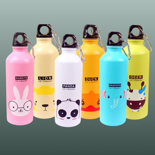 Eco Animals Aluminiumflaska - 500 ml, Lätt och Stilren
