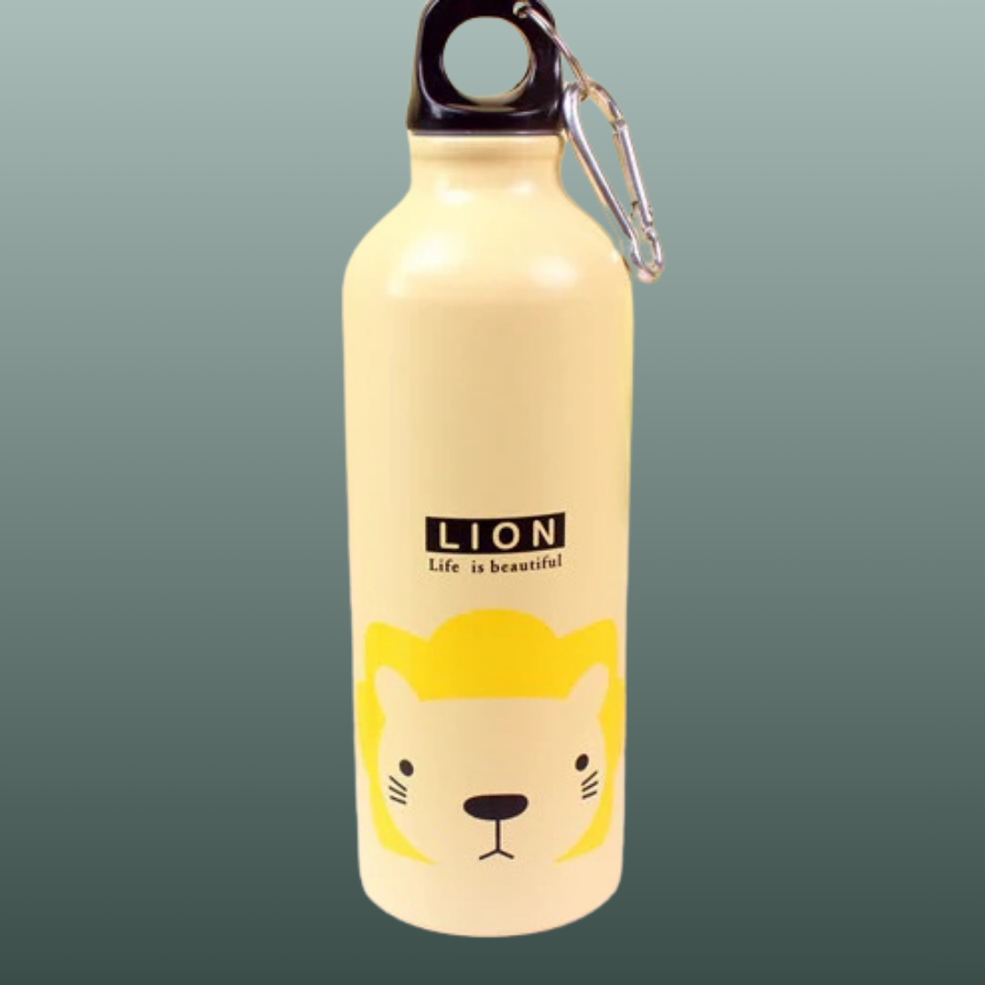 Eco Animals Aluminiumflaska - 500 ml, Lätt och Stilren