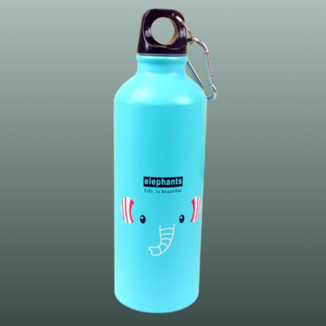Eco Animals Aluminiumflaska - 500 ml, Lätt och Stilren