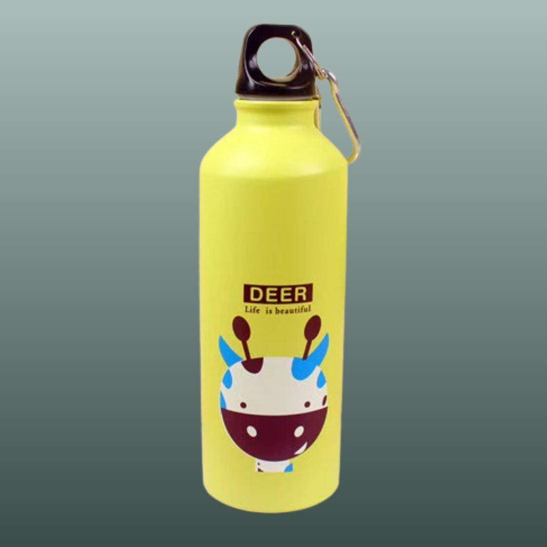 Eco Animals Aluminiumflaska - 500 ml, Lätt och Stilren