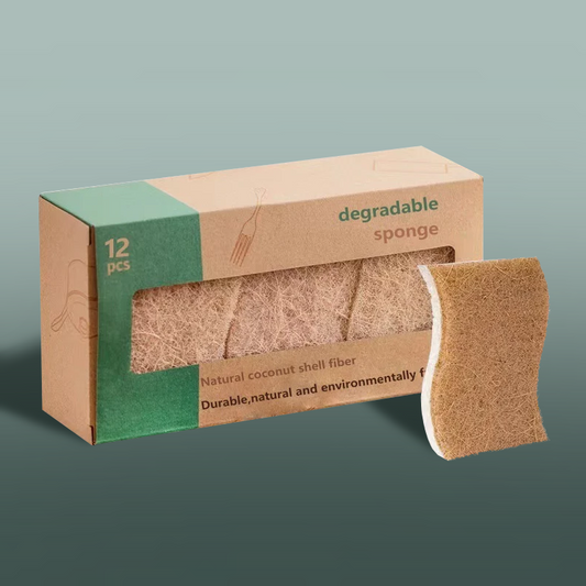 Naturlig Cellulosasvamp - Förstärkt och Starkt Rengöringskraft